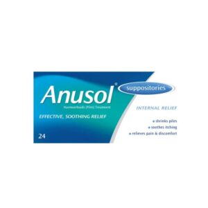 ANUSOL SUPPOSITORIES 24`S