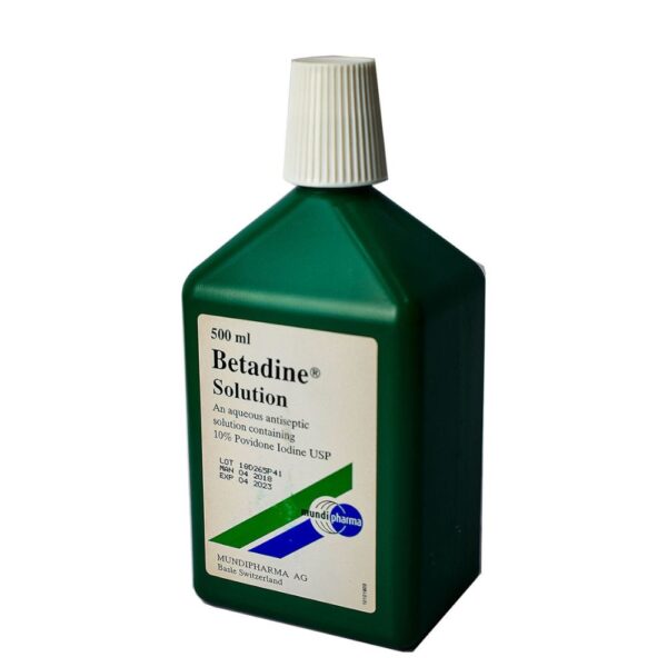 BETADINE ANTISEPTIC SOL. 500ML