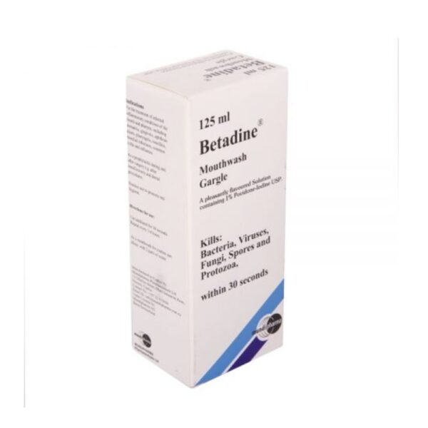 BETADINE MOUTH  WASH 125ML