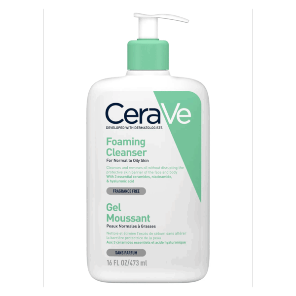 CERAVE FOAMING CLEANSER N/OILY 473ML