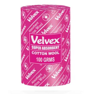 COTTON WOOL (VELVEX) 100GM