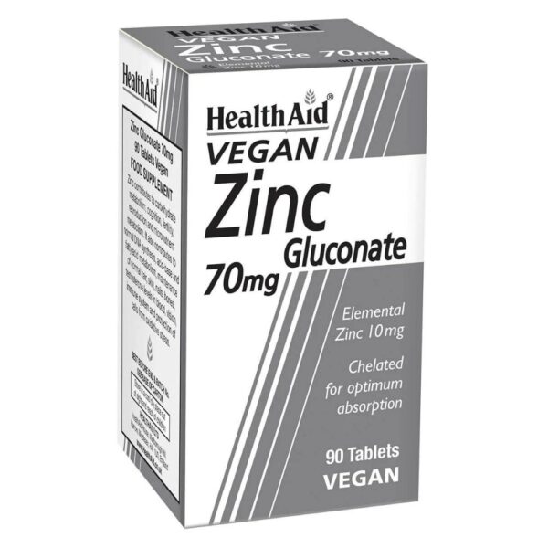 H/A ZINC GLUCONATE 70MG 90`S