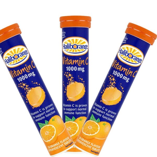HALIBORANGE EFFERVESCENT VITAMIN C 1000MG ORANGE 20S