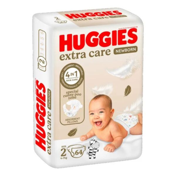 HUGGIES NEW BORN JUMBO 2  64S