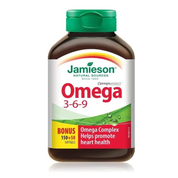 JAMIESON OMEGA3-6-9 1200MG SOFTGELS  200`S