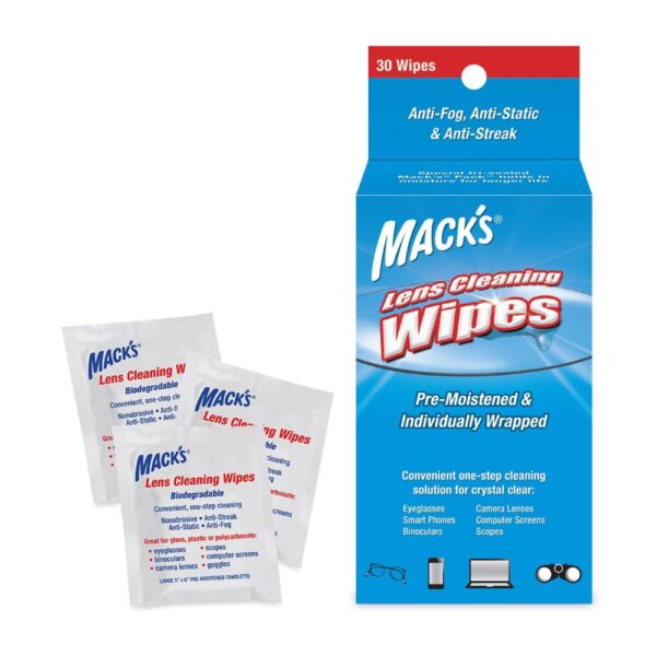 MACK’S #72 LENS WIPES 30 PACK