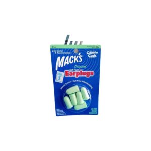 MACK’S #983 BLACKOUT MUSIC FOAM 3 PAIR (SOFT FOAM EAR PLUGS)