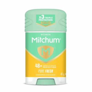 MITCHUM WOMEN TRIPLE ODOR DEFENSE PURE FRESH STICK 41G