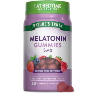 NATURE’S TRUTH MELATONI 5MG GUMMIES 60S