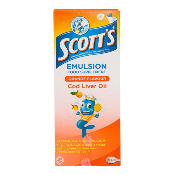 SCOTTS EMULSION ORANGE 200ML