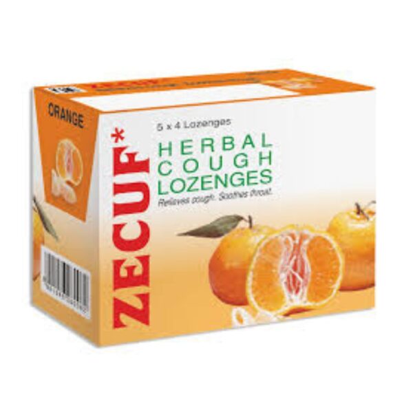ZECUF HERBAL LOZENGES 20S ( ORANGE  )